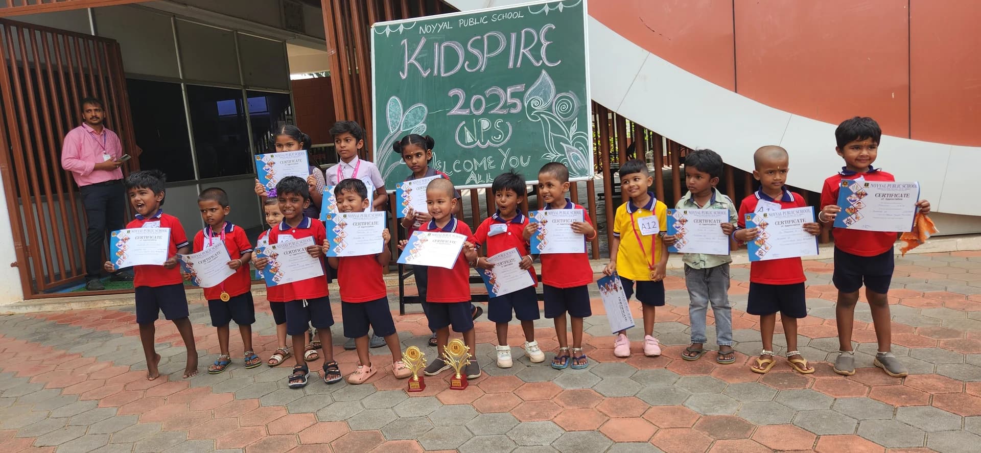 Kidspire 2025 Student Achievement Awards - Dhivith Edu Care Montessori School Kinathukadavu Coimbatore