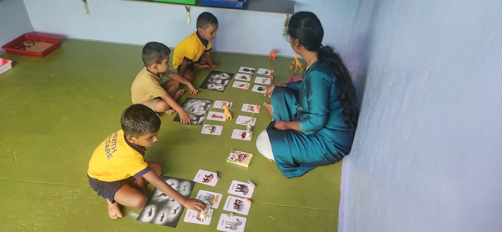 Teacher Mentorship & Flashcard Nomenclature - Dhivith Edu Care Activity Kinathukadavu Coimbatore
